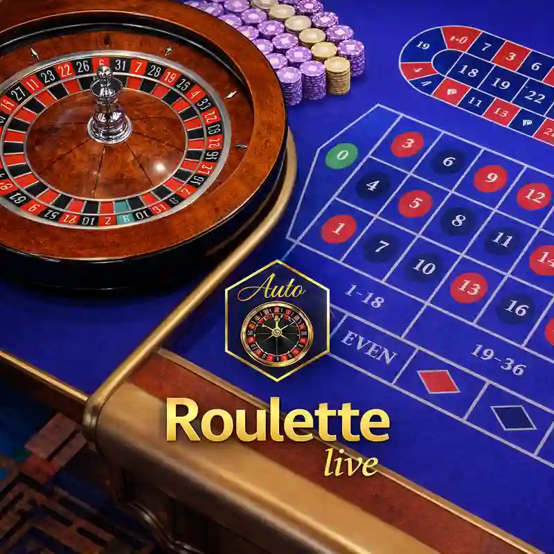 Auto Roulette Game Logo pesomaxfun