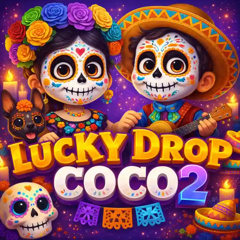 Lucky Drop-Coco 2 slot game interface at pesomaxfun